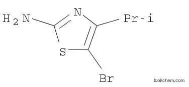 Molecular Structure of 1025700-49-5 (5-broMo-4-isopropylthiazol-2-aMine)